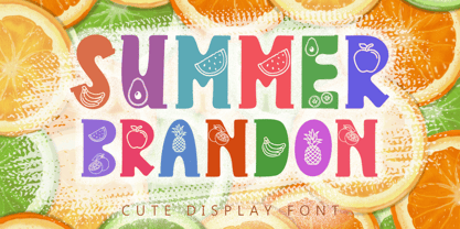 Summer Brandon Font Poster 1