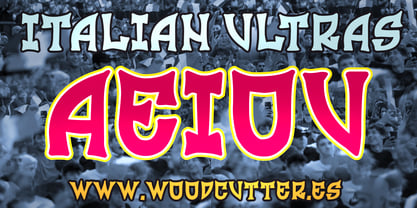 Italian Ultras Font Poster 5