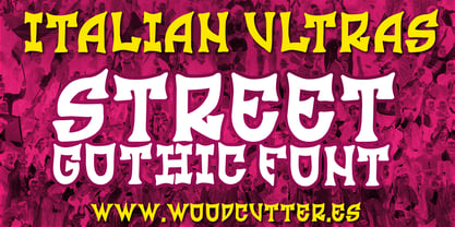 Italian Ultras Font Poster 1