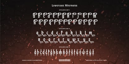 Burst Hydra Font Poster 9