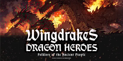 Burst Hydra Font Poster 3