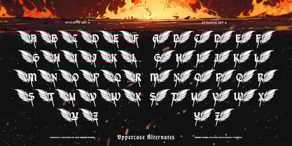 Burst Hydra Font Poster 14