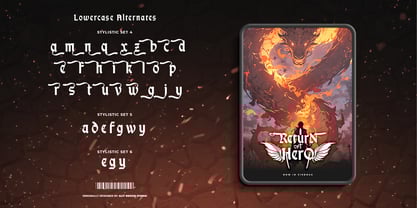 Burst Hydra Font Poster 12