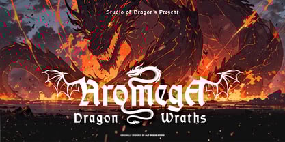 Burst Hydra Font Poster 2