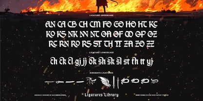 Burst Hydra Font Poster 15