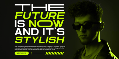 Outspread Font Poster 9