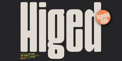 Higed Font Poster 1