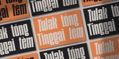 Higed Font Poster 5