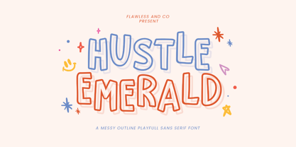 Hustle Emerald Font Poster 1
