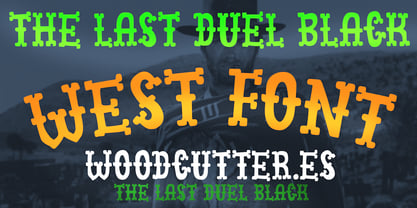 The Last Duel Font Poster 2