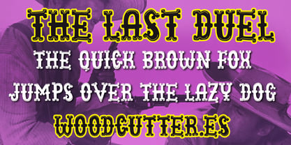 The Last Duel Font Poster 3