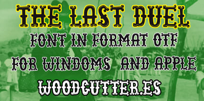 The Last Duel Font Poster 4