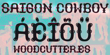 Saigon Cowboy Font Poster 4