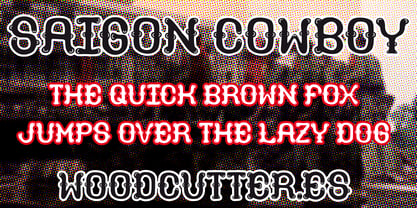 Saigon Cowboy Font Poster 2
