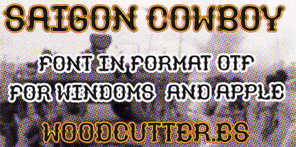 Saigon Cowboy Font Poster 3