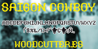 Saigon Cowboy Font Poster 5
