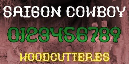 Saigon Cowboy Font Poster 6