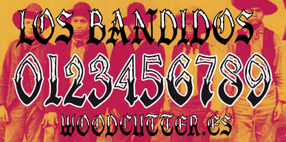 Los Bandidos Font Poster 7
