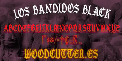 Los Bandidos Font Poster 5