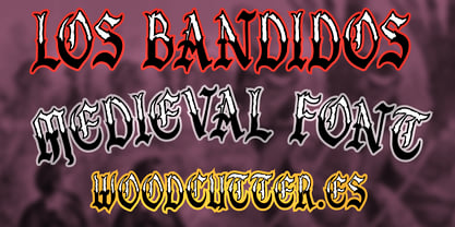 Los Bandidos Font Poster 1