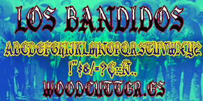 Los Bandidos Font Poster 6