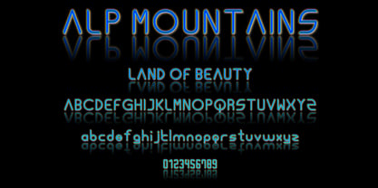 Ongunkan Alps Bold Font Poster 4