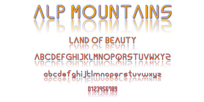 Ongunkan Alps Bold Font Poster 1