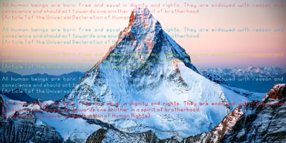 Ongunkan Alps Bold Font Poster 5