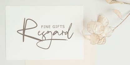 Pregati Signature Font Poster 9