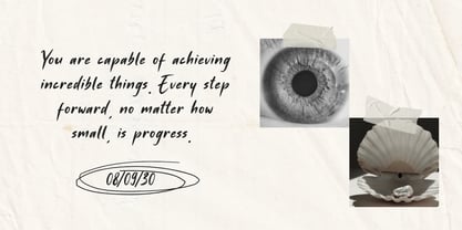 Rose Anthem Font Poster 3