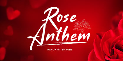 Rose Anthem Font Poster 1