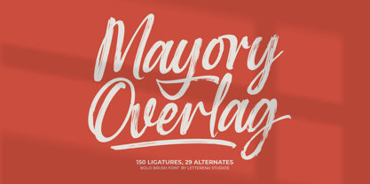 Mayory Overlag Font Poster 1