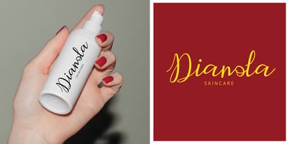 Retafia Script Font Poster 3