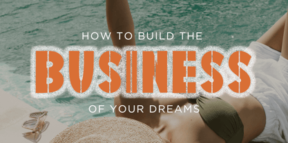 Summer Rundown Font Poster 4