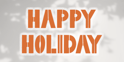 Summer Rundown Font Poster 2