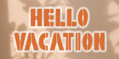 Summer Rundown Font Poster 3