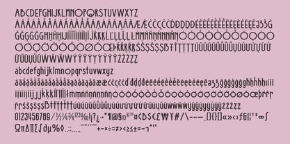 Jouvelia Font Poster 7