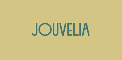 Jouvelia Font Poster 1