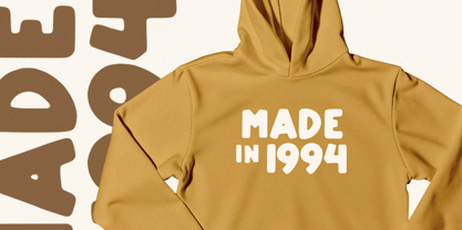 Bear Nose Font Poster 4