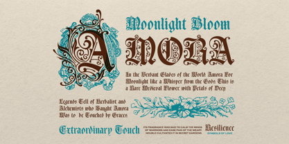 Piston Black Font Poster 7