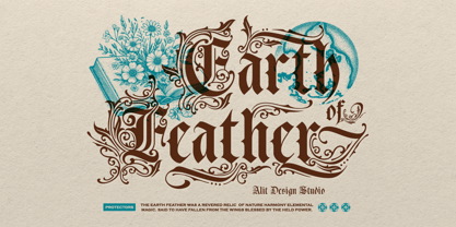 Piston Black Font Poster 5