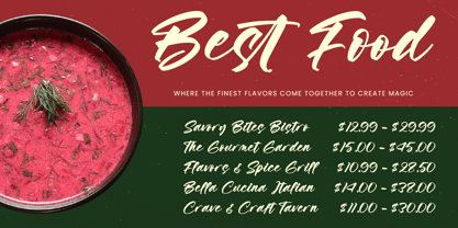 Vaughn Daniel Font Poster 11