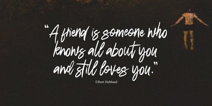 Batides Brush Font Poster 8