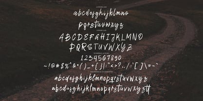 Batides Brush Font Poster 9