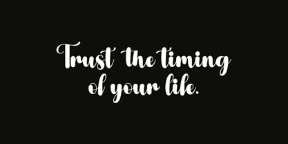 Manley Script Font Poster 2
