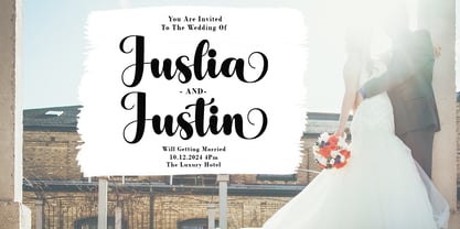 Manley Script Font Poster 3