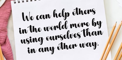 Manley Script Font Poster 7