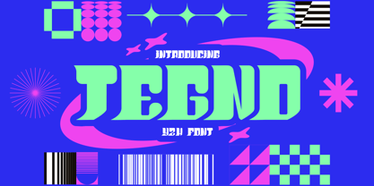 Tegno Font Poster 1