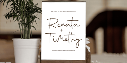 Bellatica Signature Font Poster 2