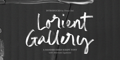 Lorient Gallery Font Poster 1